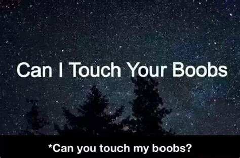 Can I Touch Your Boobs Can You Touch My Boobs