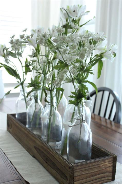 Homizen table centerpiece ideas with candles and candle holders. Kitchen Table Centerpiece- Four Ways in 2020 | Dining room ...
