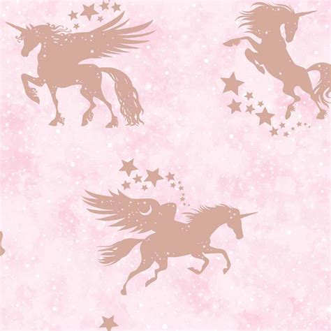 This post may contain affiliate links, which. Iridescent Unicorns Pink and Rose Gold Wallpaper in 2020 ...