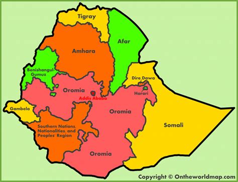 Ethiopia Maps Maps Of Ethiopia Throughout Printable Map Of Ethiopia