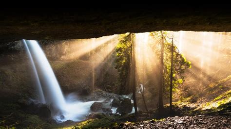 The North Falls In Silver Falls State Park Oregon Peapix