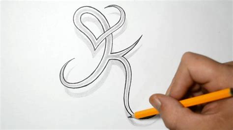Letter K And Heart Combined Tattoo Design Ideas For Initials Youtube