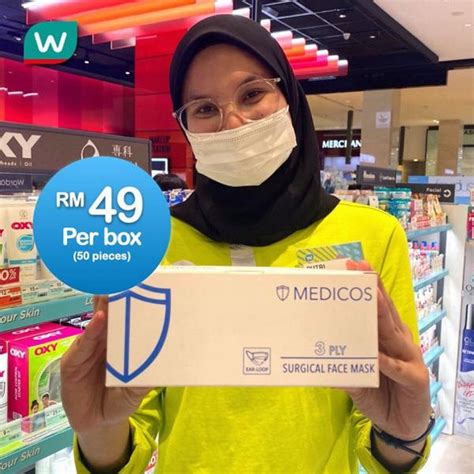 Select the best dental and surgical masks for every task at clinical supply company. Now till 27 Jul 2020: Watsons Medicos 3-Ply Surgical Face ...