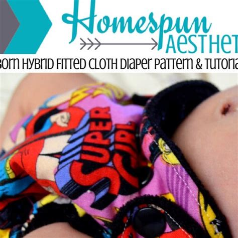 Cloth Diaper Pattern And Tutorial Os Hybrid Fitted Style Etsy