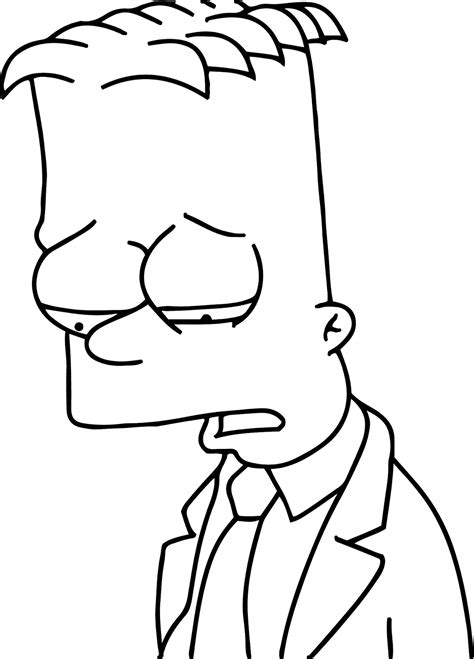 Los Simpson Bart Para Colorear Imagui