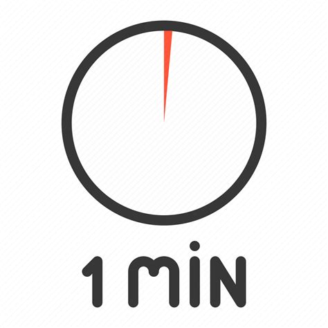 1 Min Clock Minute One Timer 1 Icon Download On Iconfinder