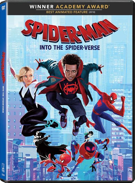 Spider Man Into The Spider Verse Uk Dvd And Blu Ray