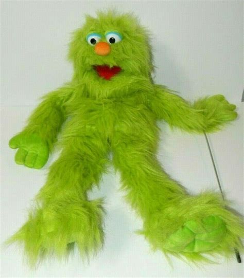 Silly Puppets Green Monster 30 Full Body Hand Puppet Sillypuppets