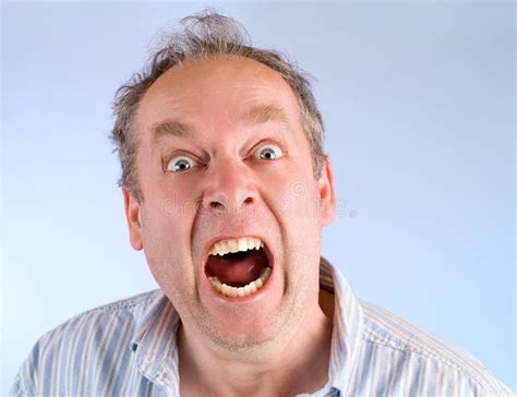 Man Screaming About Something Stock Photo Image Of Emotion Depressed