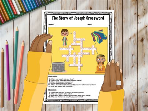 Story Of Joseph Crossword Puzzle