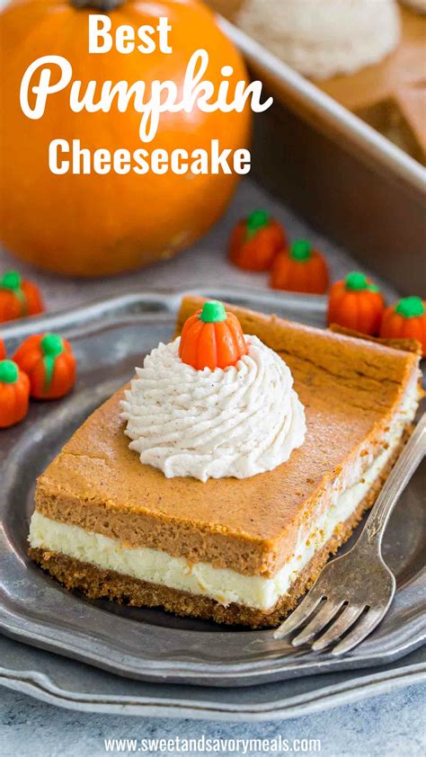 Pumpkin bars are a popular fall treat, but they can be served at any time during the year. The Ultimate Pumpkin Cheesecake Bars VIDEO - Sweet and ...