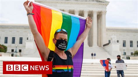 us supreme court backs protection for lgbt workers bbc news youtube