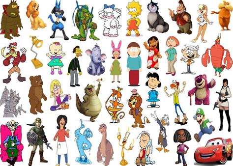 Click The L Cartoon Characters Quiz By Ddd