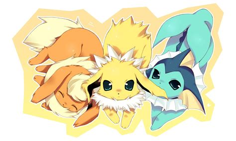 Jolteonvaporeon And Flareon Wallpaper And Background Image 1534x920