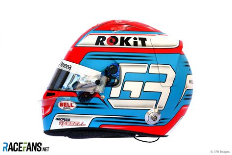 The colombian sported the same colours during his formula one days. George Russell helmet, 2019 · RaceFans