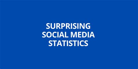 Surprising Social Media Statistics Infographic Justin T Farrell