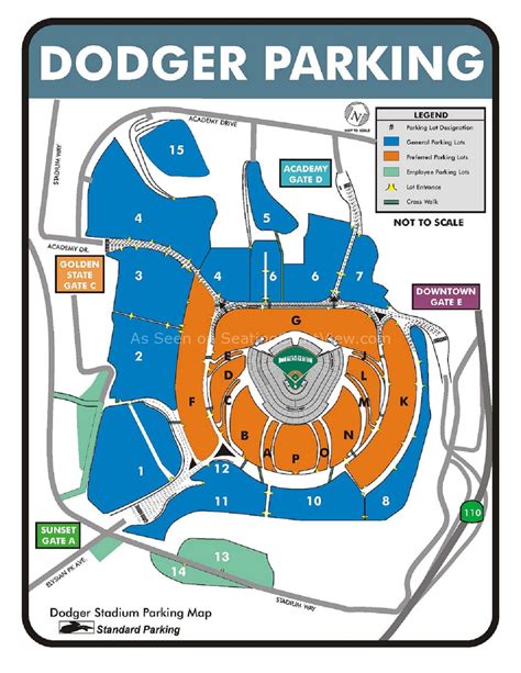 Dodgers Stadium Map