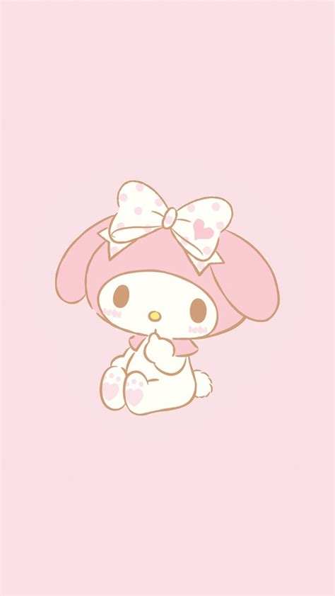 pin by ᶜˡᵃʳᵃ on my melody ☆ bg s in 2020 hello kitty iphone wallpaper bunny wallpaper hello