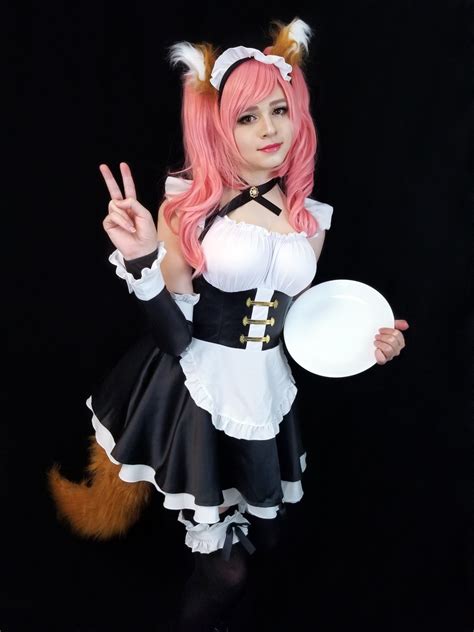 Zach Scuderi On Twitter Tamamo Maid Cosplay 🦊 Photos And Makeup