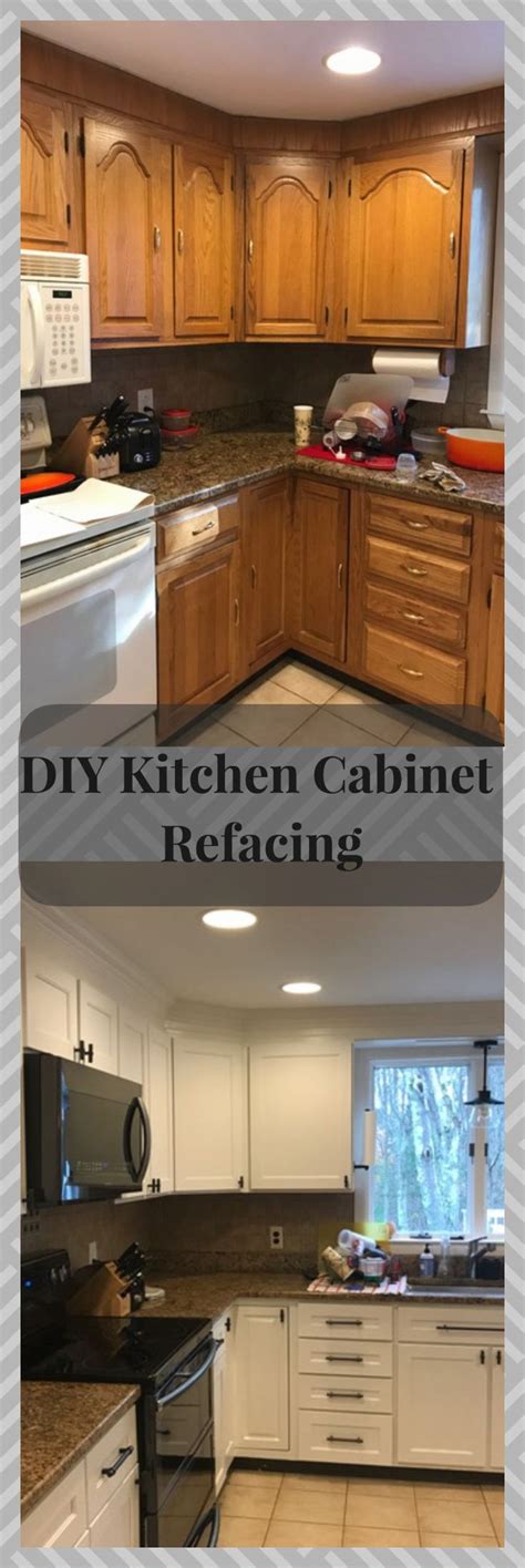 Refacing is handy when you are on a tight budget and want to improve your kitchen. DIY Kitchen Cabinet Refacing | Refacing kitchen cabinets ...
