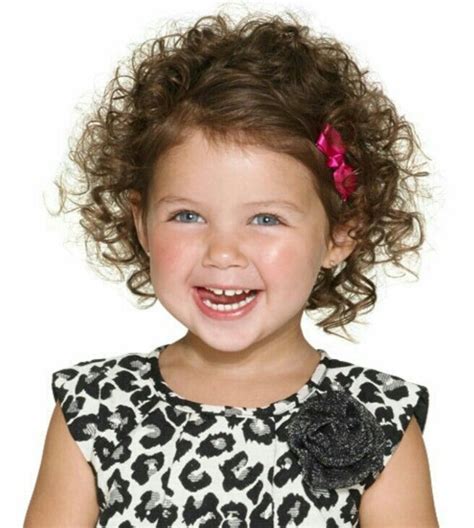 Cute Hairstyles For Little Girls With Short Curly Hair