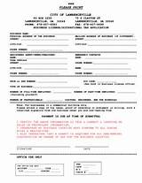 Pictures of Georgia Business License Application Form