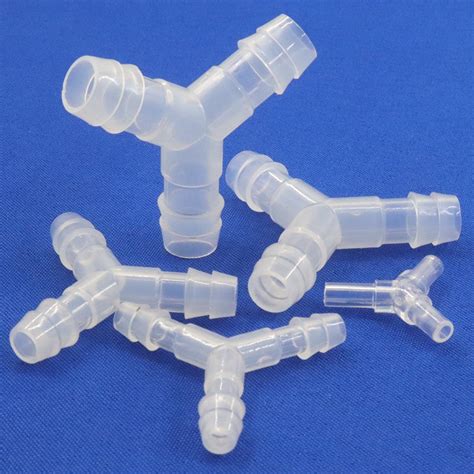 200 5Pcs 4 12mm 120 Y Type Equal Tee Connector Liquid Gas Water