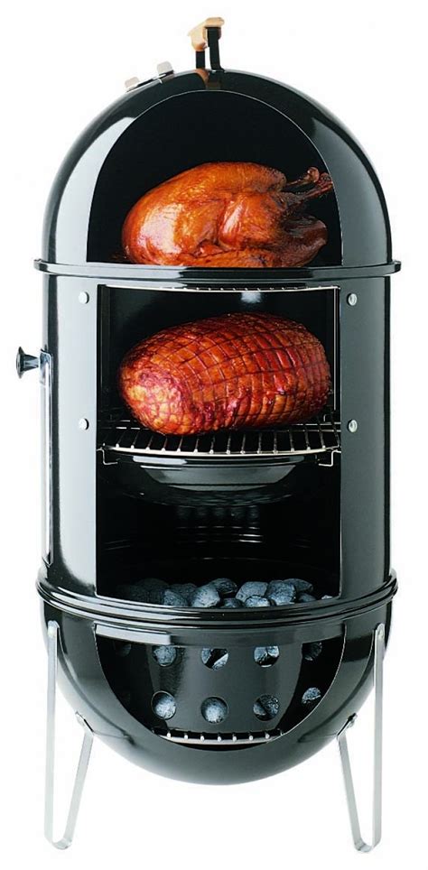 Weber Smokey Mountain Cooker Charcoal BBQ 47cm - Charcoal ...