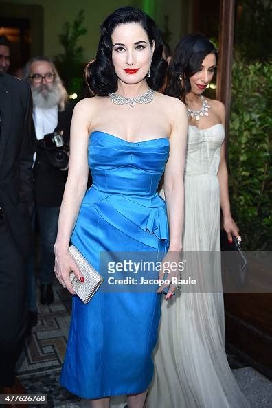 Eugenia Bruni And Dita Von Teese Attend Pasquale Bruni Giardini