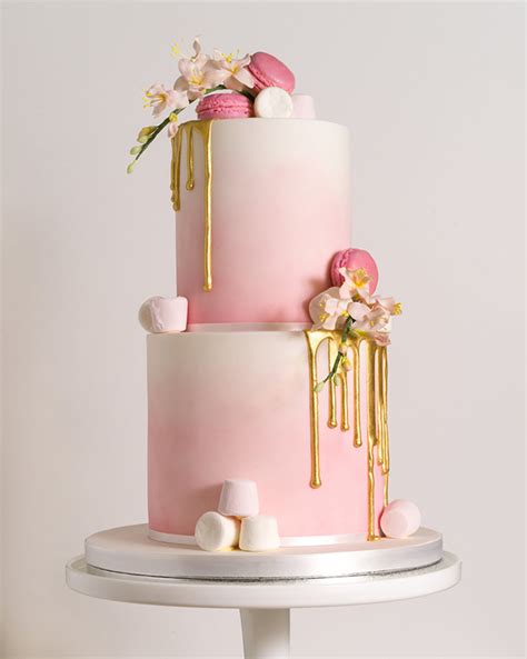 50 Of The Prettiest Pink Wedding Cakes OneFabDay Com