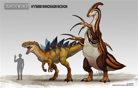Artstation Hybrid Dinosaur Design