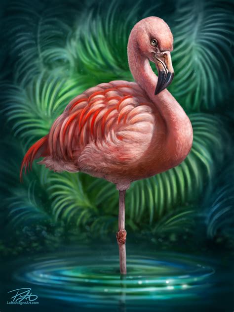 Flamingo Lamontagne Art