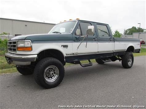 1997 Ford F 350 Xlt 73 Obs 4x4 Crew Cab Long Bed