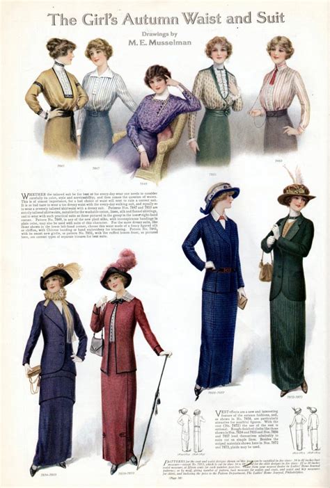 Vintage Fashion From 1913 Edwardian Fashion 1910s Fashion Fashion
