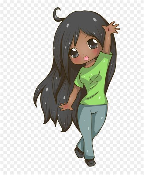 Chibi Girl With Brown Hair For Kids Anime Chibi Black Girls Free