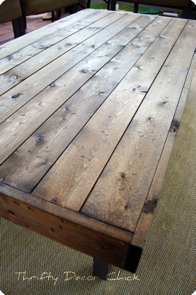 The strips are made of pine which is extremely soft and sands easily. Diy Wood Coffee Table Top - WoodWorking Projects & Plans