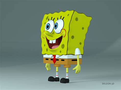 Spongebob Squarepants 3d Model By Deleon3d