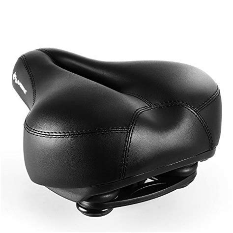 Inbike Cruiser Bike Seats Suspension Large Comfort Bicycle Saddle For Cycling Wide Foam Cushion
