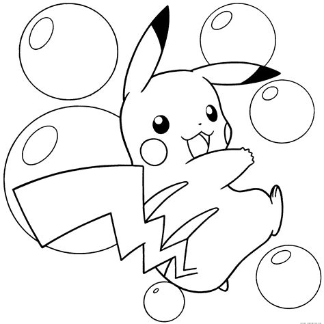 Tes une fois imprimée et découpée, il ne. Pokemon pikachu tombe - Tous les Coloriages Pokemon - Coloriages pour enfants