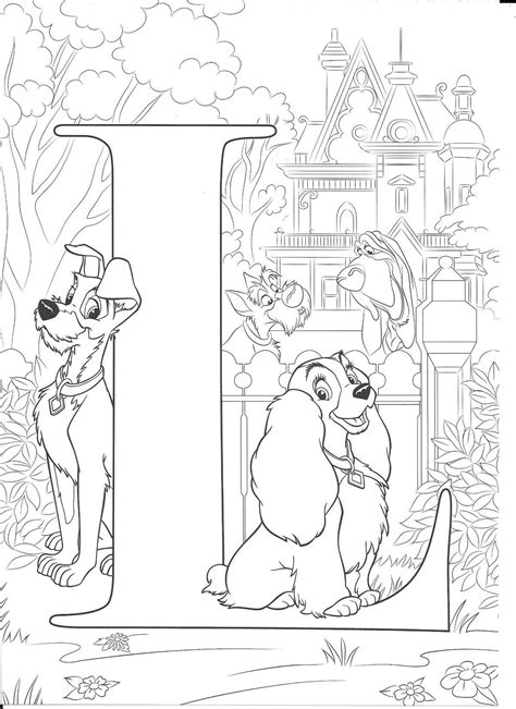 Disney Alphabet Letters Printable Coloring Pages Phot