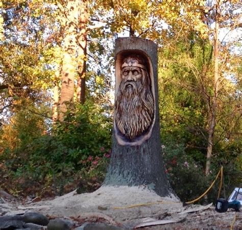 How To Protect A Stump Carving Walter Reeves The Georgia Gardener