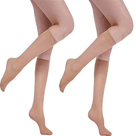 Voilai Knee High Sheer Nude Color Stocking Buy Bras Panties