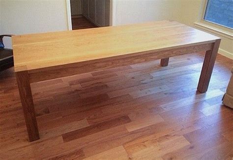 Custom Parsons Style Dining Table By Callum East Design