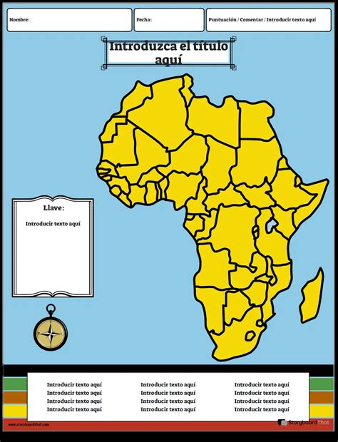 Mapa De África Storyboard Por Es Examples