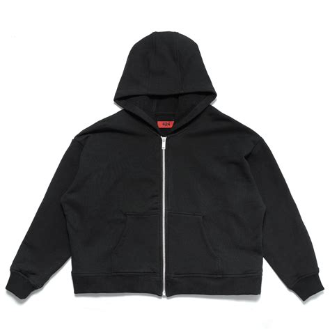 Great savings free delivery / collection on many items. Oversized Zip-Up Hooded Sweatshirt | Black hoodie