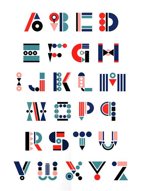 Pin By N23art On Geometric Abstract Typography Alphabet Lettering