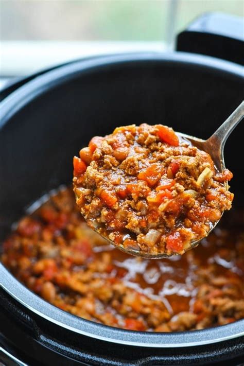 Instant Pot Turkey Chili Recipe Pot Recipes Easy Quick Meals To