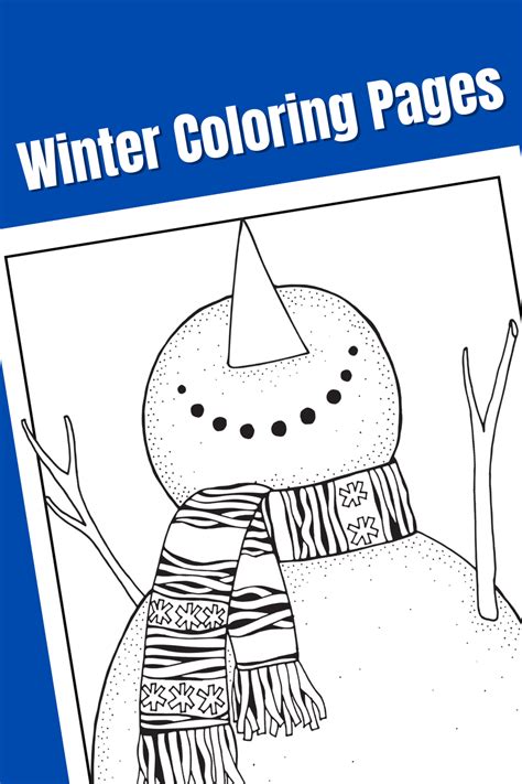 Cold Weather Coloring Pages