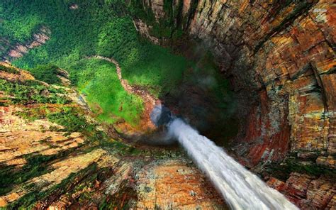 Worlds Largest Angel Falls Salto Angel Venezuela World For Travel