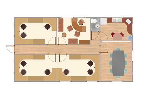 Office Layout Plans Solution | ConceptDraw.com | Office layout plan, Office layout, Office space ...
